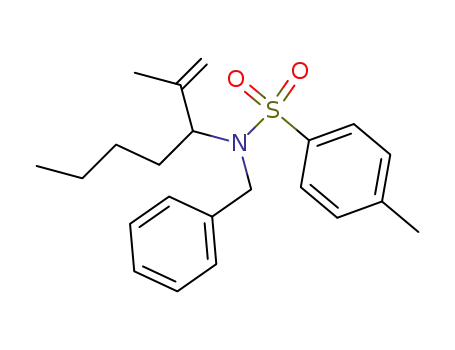 2-methyl-3-(benzyltosylamino)-1-heptene
