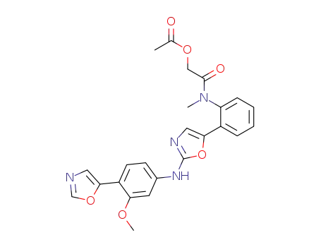2-(acetyloxy)-N-[2-[2-[[3-methoxy-4-(5-oxazolyl)phenyl]amino]-5-oxazolyl]phenyl]-N-methylacetamide