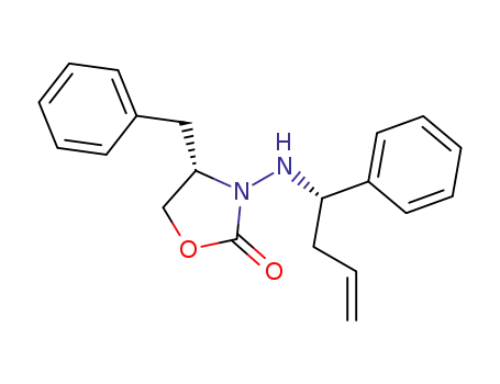 2-Oxazolidinone, 3-[[(1S)-1-phenyl-3-butenyl]amino]-4-(phenylmethyl)-,
(4S)-