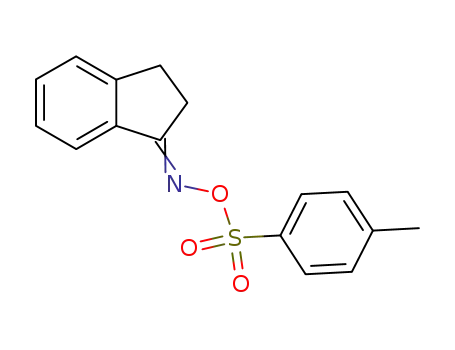 1H-Inden-1-one, 2,3-dihydro-, O-[(4-methylphenyl)sulfonyl]oxime