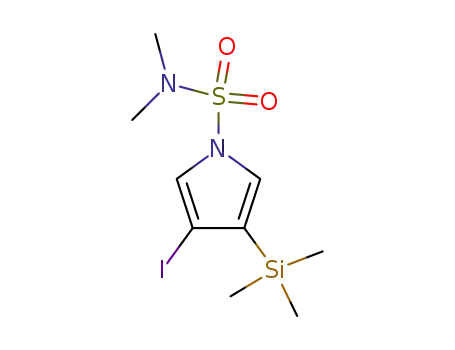 Molecular Structure of 278167-18-3 (N,N-dimethyl 3-trimethylsilyl-4-iodo-1H-pyrrole-1-sulfonamide)