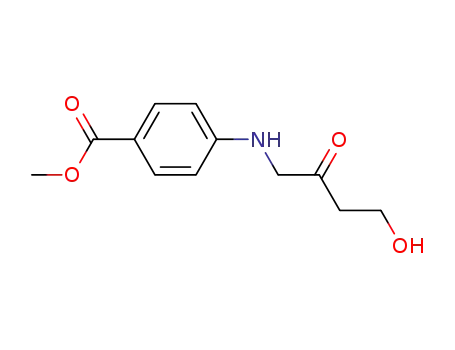 Benzoic acid, 4-[(4-hydroxy-2-oxobutyl)amino]-, methyl ester