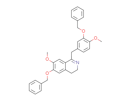 6-(benzyloxy)-1-[3-(benzyloxy)-4-methoxybenzyl]-7-methoxy-3,4-dihydroisoquinoline
