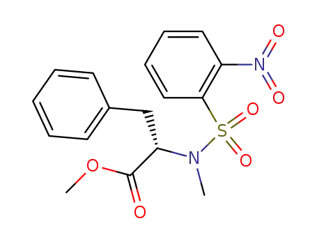 N-methyl-N-(o-nitrobenzenesulfonyl)-L-phenylalanine methyl ester