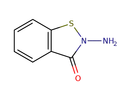 Molecular Structure of 200421-25-6 (1,2-Benzisothiazol-3(2H)-one, 2-amino-)