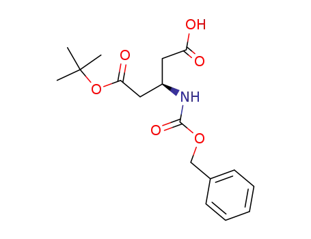 Molecular Structure of 83436-45-7 (Z-BETA-GLU(OTBU)-OH)