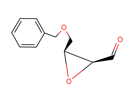 Molecular Structure of 113215-46-6 ((±)-3-((benzyloxy)methyl)oxirane-2-carbaldehyde)