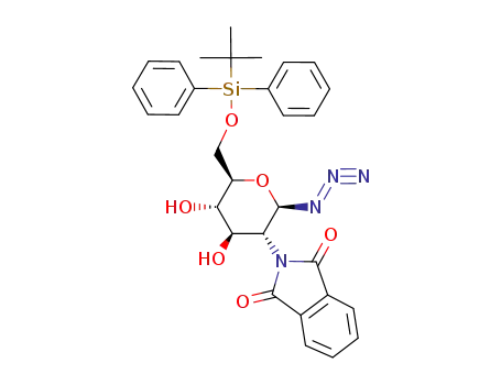 6-O-tert-butyldiphenylsilyl-2-deoxy-2-phthalimido-β-D-glucopyranosyl azide