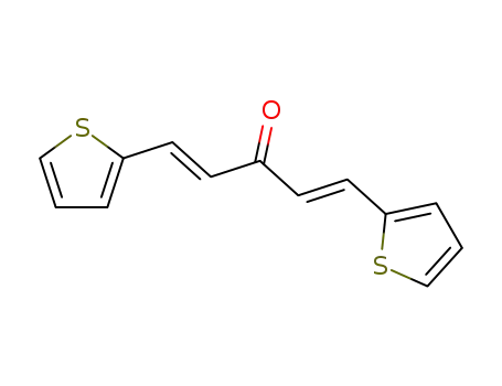Molecular Structure of 886-78-2 (1,5-BIS-(2-THIENYL)-1,4-PENTADIEN-3-ONE)