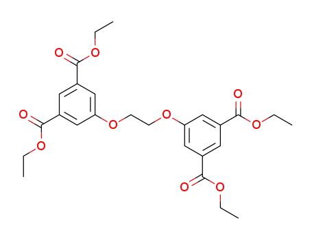 Molecular Structure of 113585-29-8 (1,3-Benzenedicarboxylic acid, 5,5'-[1,2-ethanediylbis(oxy)]bis-,
tetraethyl ester)