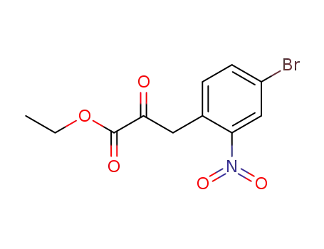 ethyl 3-(4-bromo-2-nitrophenyl)-2-oxopropanoate