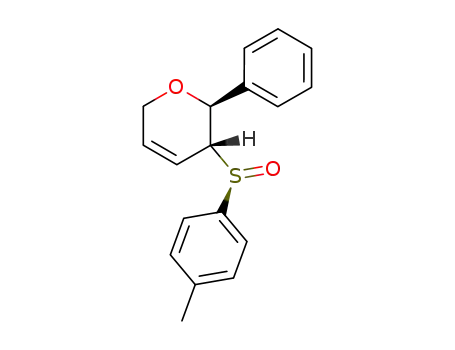 (-)-(2S,3R,R<sub>S</sub>)-2-phenyl-3-(p-tolylsulfinyl)-3,6-dihydro-2H-pyran