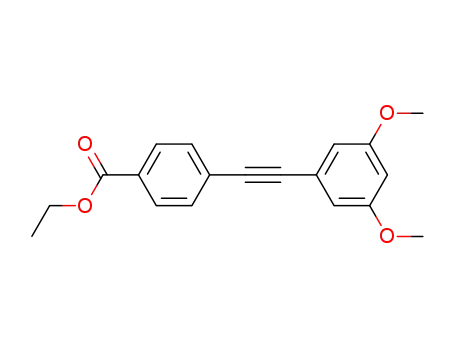 Benzoic acid, 4-[(3,5-dimethoxyphenyl)ethynyl]-, ethyl ester