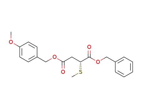 (2R)-methanesulfanyl-succinic acid-1-benzyl ester-4-(4-methoxybenzyl) ester
