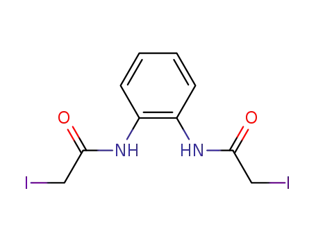 Molecular Structure of 64381-85-7 (2-iodo-N-[2-[(2-iodoacetyl)amino]phenyl]acetamide)