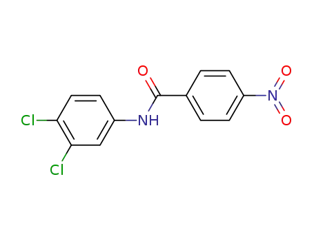 Molecular Structure of 10282-59-4 (N-(3,4-dichlorophenyl)-4-nitrobenzamide)