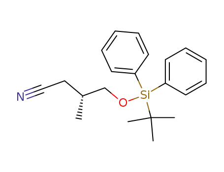 Butanenitrile, 4-[[(1,1-dimethylethyl)diphenylsilyl]oxy]-3-methyl-, (3R)-