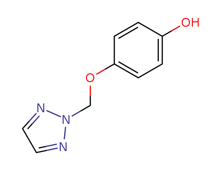 Molecular Structure of 80200-17-5 (Phenol, 4-(2H-1,2,3-triazol-2-ylmethoxy)-)