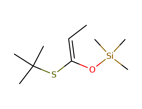 Silane, [[1-[(1,1-dimethylethyl)thio]-1-propenyl]oxy]trimethyl-, (E)-