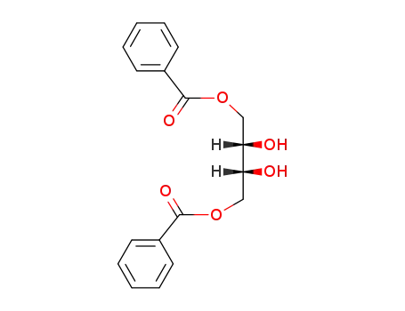 Molecular Structure of 176590-77-5 ((2R,3R)-2,3-DIHYDROXYBUTANE-1,4-DIYL DIBENZOATE)
