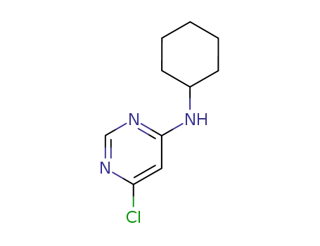 Molecular Structure of 61667-11-6 (6-Chloro-N-cyclohexylpyrimidin-4-amine)