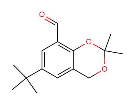 4H-1,3-Benzodioxin-8-carboxaldehyde,
6-(1,1-dimethylethyl)-2,2-dimethyl-