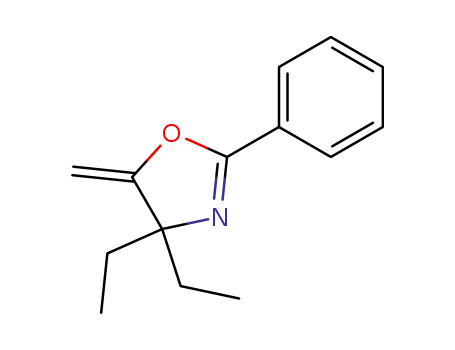 Oxazole, 4,4-diethyl-4,5-dihydro-5-methylene-2-phenyl- (9CI)