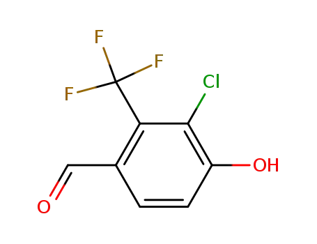 3-chloro-4-hydroxy-2-(trifluoromethyl)benzaldehyde