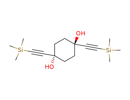 1,4-Cyclohexanediol, 1,4-bis[(trimethylsilyl)ethynyl]-, trans-