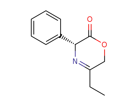 Molecular Structure of 157985-02-9 (5-ethyl-3R-phenyl-3,6-dihydro-[1,4]oxazin-2-one)