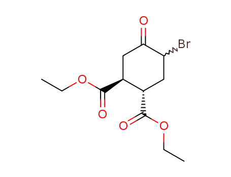 1,2-Cyclohexanedicarboxylic acid, 4-bromo-5-oxo-, diethyl ester