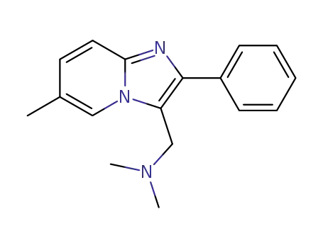 N,N-dimethyl-1-(6-methyl-2-phenylimidazo[1,2-a]pyridin-3-yl)methanamine