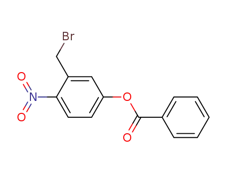 Phenol, 3-(bromomethyl)-4-nitro-, benzoate (ester)