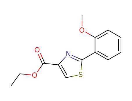 4-Thiazolecarboxylicacid, 2-(2-methoxyphenyl)-, ethyl ester                                                                                                                                             (115299-16-6)