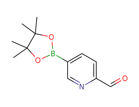 Molecular Structure of 1073354-14-9 (2-FORMYLPYRIDINE-5-BORONIC ACID PINACOLATE)