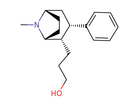 2β-(3'-hydroxypropyl)-3β-phenyltropane