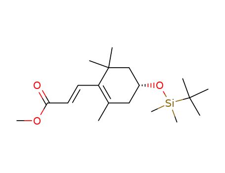 Methyl (3R,E)-3-(4-tert-Butyldimethylsilyloxy-2,6,6-trimethylcyclohex-1-enyl)prop-2-enoate