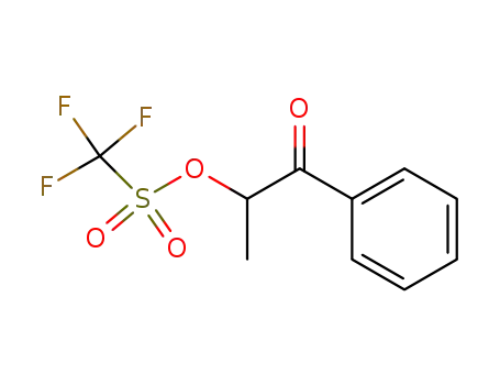 1-Oxo-1-phenylpropan-2-yl trifluoromethanesulfonate