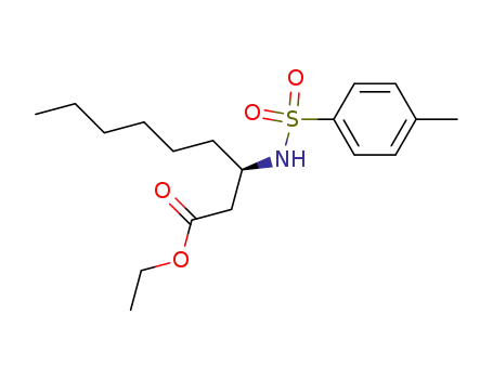 ethyl (R)-3-((4-methylphenyl)sulfonamido)nonanoate