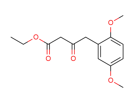Molecular Structure of 894802-86-9 (4-(2,5-dimethoxy-phenyl)-3-oxo-butyric acid ethyl ester)