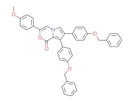 1H-7,8-bis(4-benzyloxyphenyl)-3-(methoxyphenyl)pyrrolo<2,1-c><1,4>-oxazin-1-one
