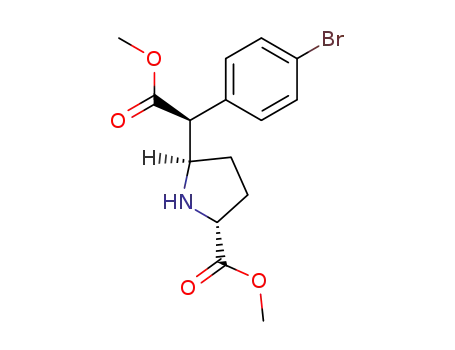 (2R,5R)-5-[(S)-methoxycarbonyl(4-bromophenyl)methyl]proline methylester