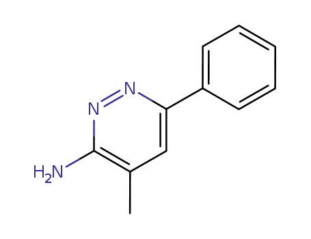 Molecular Structure of 81819-90-1 (3-AMINO-4-METHYL-6-PHENYLPYRIDAZINE)