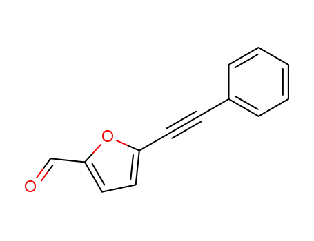 Molecular Structure of 14385-45-6 (2-Furancarboxaldehyde, 5-(phenylethynyl)-)