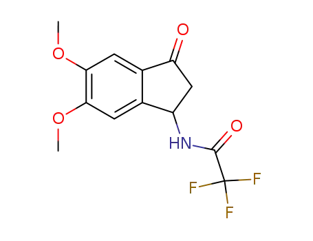 Acetamide,
N-(2,3-dihydro-5,6-dimethoxy-3-oxo-1H-inden-1-yl)-2,2,2-trifluoro-
