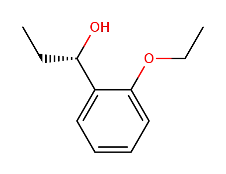Molecular Structure of 124176-00-7 ((S)-1-(2-ethoxyphenyl)-1-propanol)