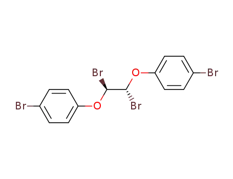Molecular Structure of 255709-12-7 (Benzene,
1,1'-[[(1R,2S)-1,2-dibromo-1,2-ethanediyl]bis(oxy)]bis[4-bromo-, rel-)