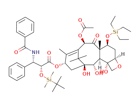 2'-O-tert-Butyl(dimethyl)silyl-7-O-triethylsilyl-2-debenzoyl-4-desacetyl Paclitaxel