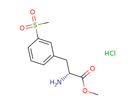 (R)-Methyl 2-amino-3-(3-(methylsulfonyl)phenyl)propanoate hydrochloride(2049127-84-4)