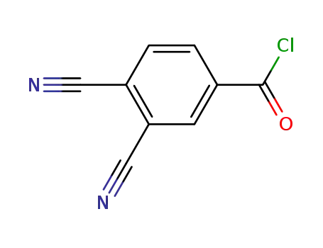 Benzoyl chloride, 3,4-dicyano- (9CI)